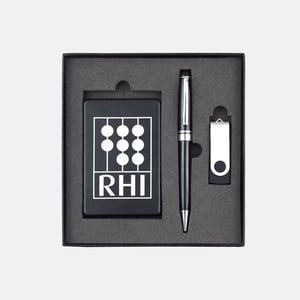 Powerbank, USB (4GB) & Pen Giftset