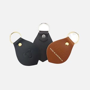 Rustic Tear Drop Keyring